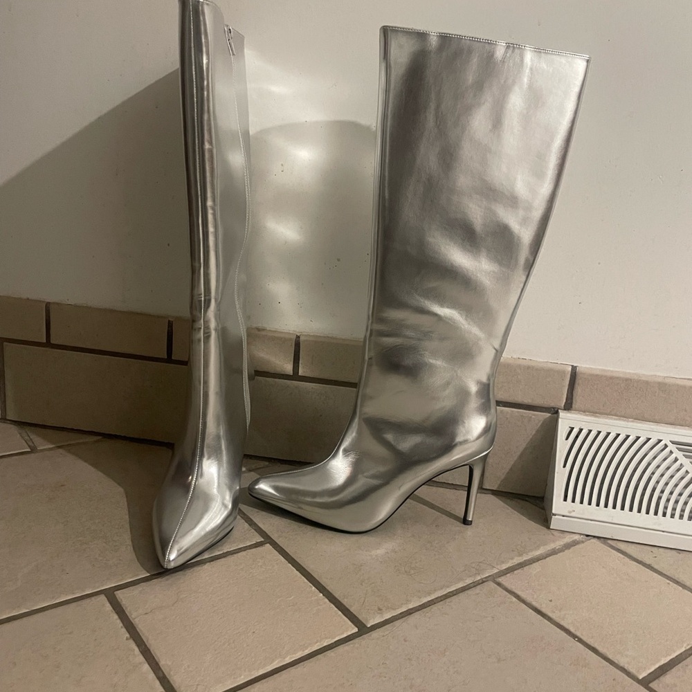 MIA Silver Heeled Boots